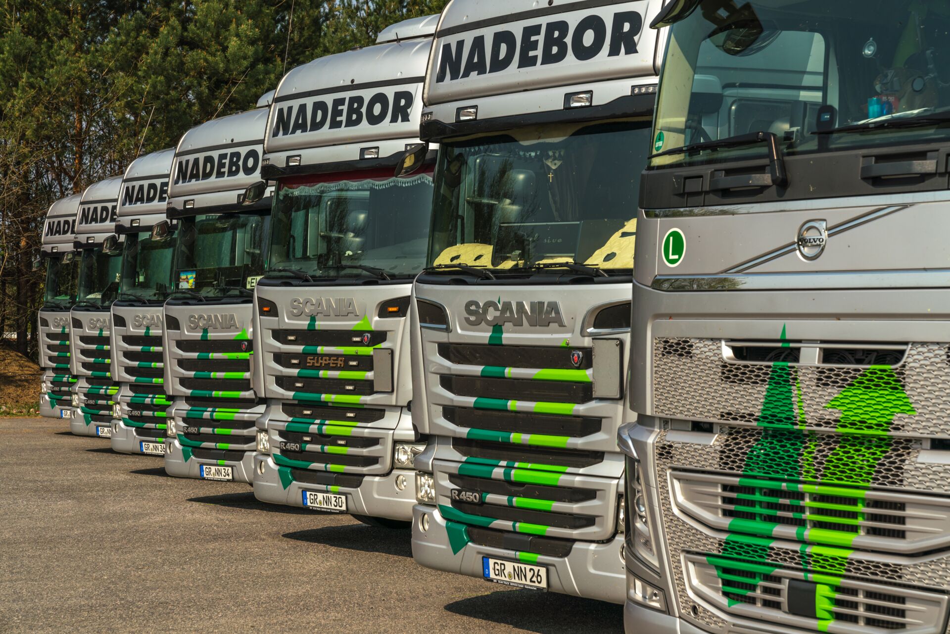 NADEBOR Transport & Baustoff GmbH Flotte
